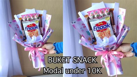 BUKET SNACK UNDER 10K Murah Pakai Kertas Kado YouTube