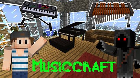 Instrumente In Minecraft Musiccraft Mod Review Youtube