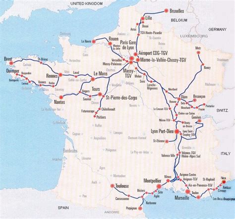 Tgv Stations Map