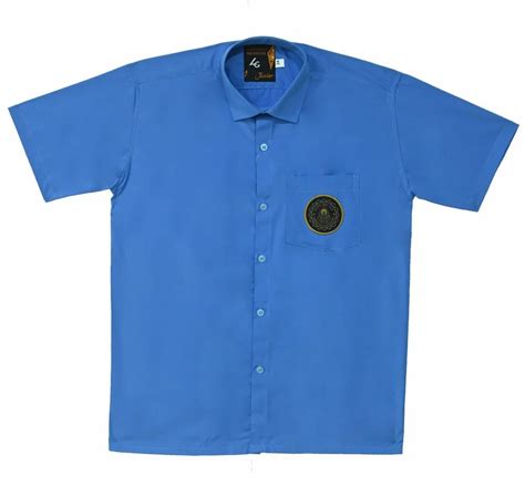 Boys Blue School Uniform Cotton Shirt, Size: Medium at Rs 250/piece in ...