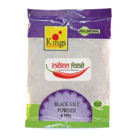 Kings Kala Namak Black Salt Powder Sare Neagra 100g