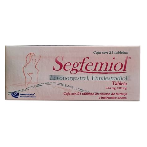 Segfemiol 0 15 mg 0 03 mg 21 tabletas Bodega Aurrera en línea