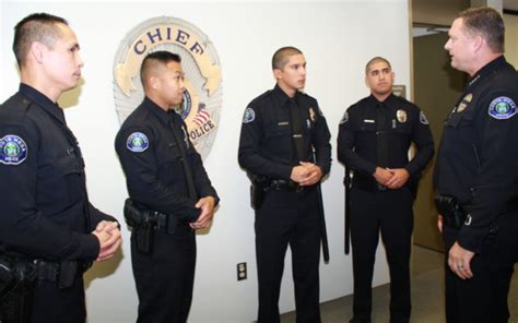 Four new officers welcomed to Costa Mesa Police Department at Monday ...