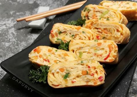 Resep TAMAGOYAKI Telur Dadar Gulung Oleh DapurVY Cookpad