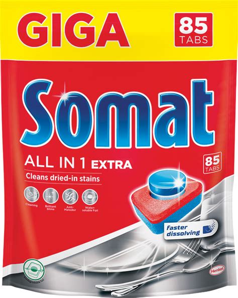 Somat tablety do umývačky riadu All in 1 Extra 85 ks Teta drogérie eshop