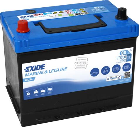 Exide Dual Akku ER350 12V 80Ah Lapin Akkumaailma