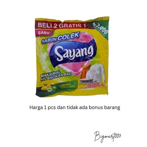 Jual SABUN COLEK SAYANG LEMON JERUK NIPIS 145 GR 1 PCS Shopee