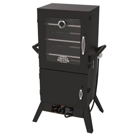 Smoke Hollow 38 In Vertical Propane Gas Smoker With Window 38205gw The Home Depot