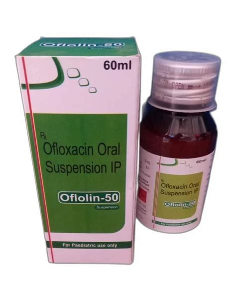 Syrup Oflolin Ofloxacin Oral Suspension Packaging Size Ml As