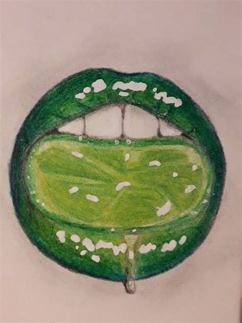 Dessin Bouche Citron Vert Dessin Bouche Dessin Dessin Adorable