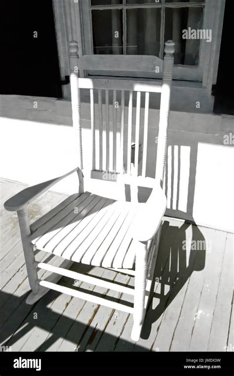 Rocking Chair On Porch Old Hi Res Stock Photography And Images Alamy