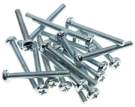 M5 5mm X 80mm Phillips Pan Head Machine Screws Steel Pack Of 10 Din 7985 Uk Diy