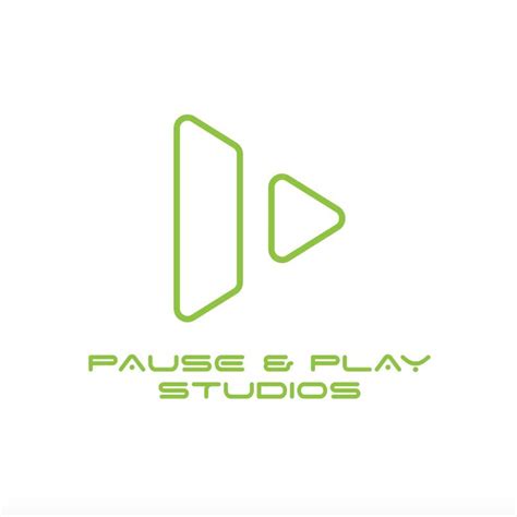 Pause & Play logo for a fictional game studio : r/logodesign