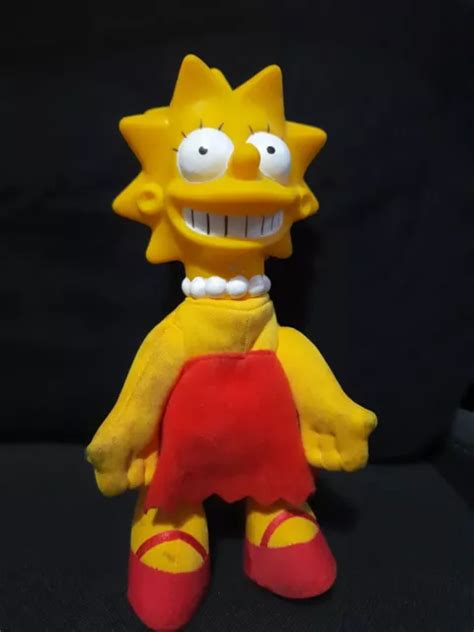 Vintage The Simpsons Lisa Simpson Doll Figure Plastic Head Hot Sex