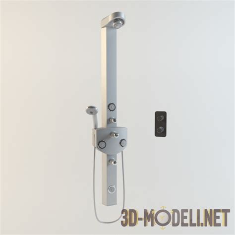 3D модель – Душевая система Grohe Aquatower 3000