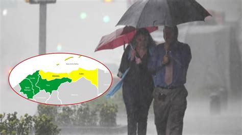 Atl Ntida Islas De La Bah A Y Col N En Alerta Amarilla Por Lluvias