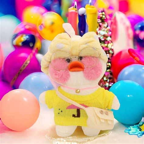 Klikkopers Paper Duck Cute Eend Lalafanfan Duck Knuffel Schattig