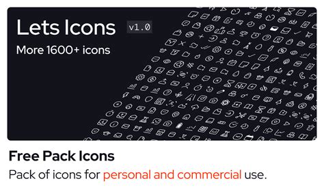 Free Icon Pack 1600 Icons Community Figma