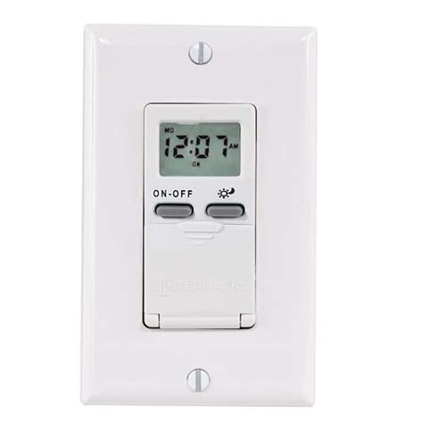 Intermatic Day Indoor Astronomic Digital In Wall Timer White