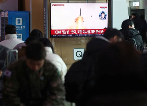 North Korea Fires Icbm After Condemning Us War Moves Reuters