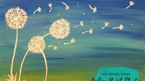 Free Dandelion Painting Tutorial