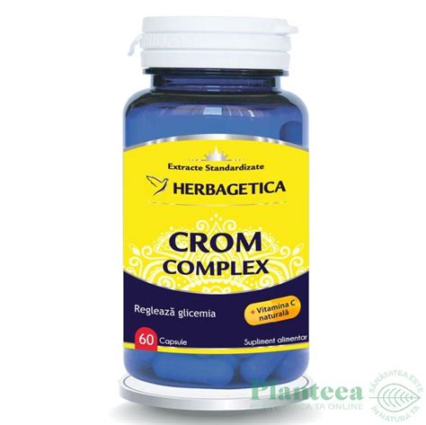 Crom Complex 60cps Herbagetica Pret 342 Lei Planteea