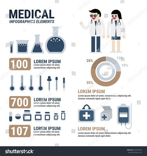 Medical Infographics เวกเตอร์สต็อก ปลอดค่าลิขสิทธิ์ 278767964