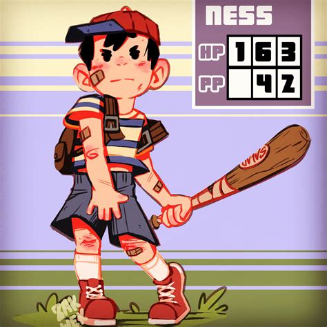 40 Earthbound Ness Fanart