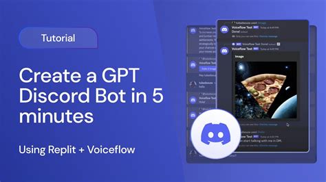 Build A Gpt Discord Bot In 5 Minutes With Replit And Voiceflow Youtube