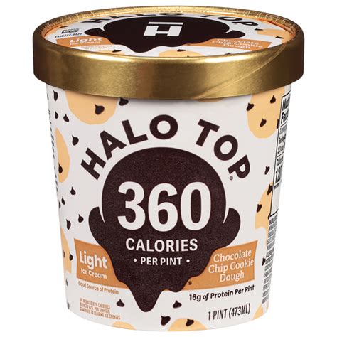 Save On Halo Top Ice Cream Chocolate Chip Cookie Dough Light Order