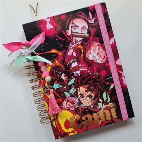 Demon Slayer 2 Libreta Diario Bullet A5 Personalizado