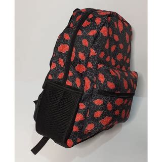 Mochila Naruto Akatsuki Nuvem Itach Renegada Bolsa Infantil Unissex