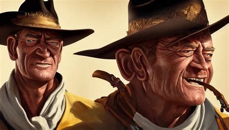 Digital Painting Of John Wayne As Lucky Luke Stable Diffusion Openart