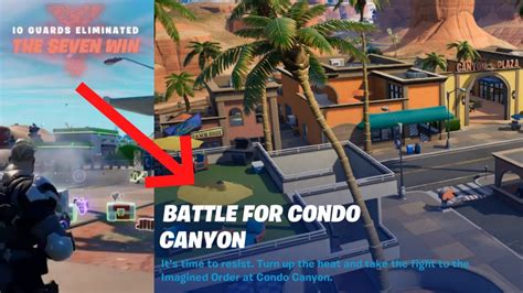 Condo Canyon Full Battle Update The Seven Vs Io Guards Fortnite Season 2 Youtube