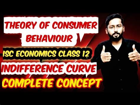 Theory Of Consumer Behaviour Indifference Curve Class Properties