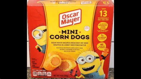 Oscar Mayer Mini Corn Dogs Review Youtube