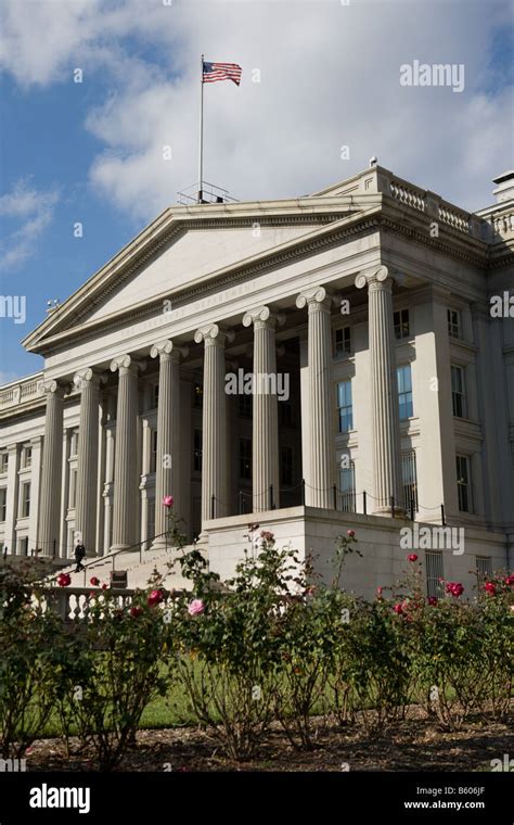 The Treasury Building Washington D.C Stock Photo - Alamy