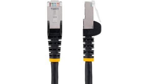 Black Box 2FT Cat6A 10GbE Shielded (S/FTP) Snagless Patch Cable 26AWG — Yellow (Single) (EVNSL-C6A-STP-2FT-YL-1PK)