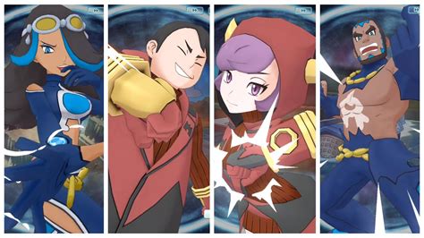 Pokemon Masters Ex All Team Magma And Aqua Admins And Grunts Sync Move