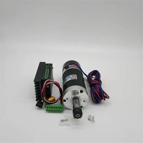 Er11 48v500w High Speed Air Cooled Brushless Spindle Motor Engraving