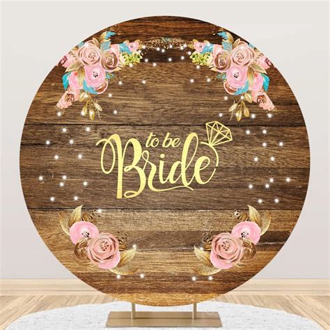 Amazon Yeele 5x5ft Bridal Shower Round Backdrop Bride To Be