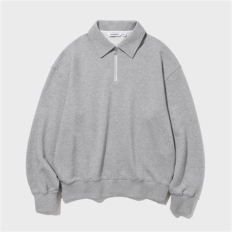 Half Zip Up Sweatshirts 8 Melange 감도 깊은 취향 셀렉트샵 29cm