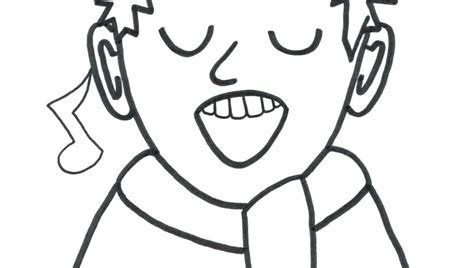 Singing Coloring Pages At Free Printable Colorings