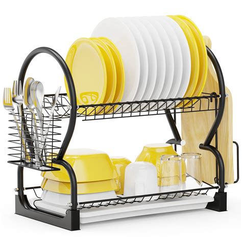 Buy Dish Drying Rack Ispecle Tier Dish Rack Rustproof Dish Drainer