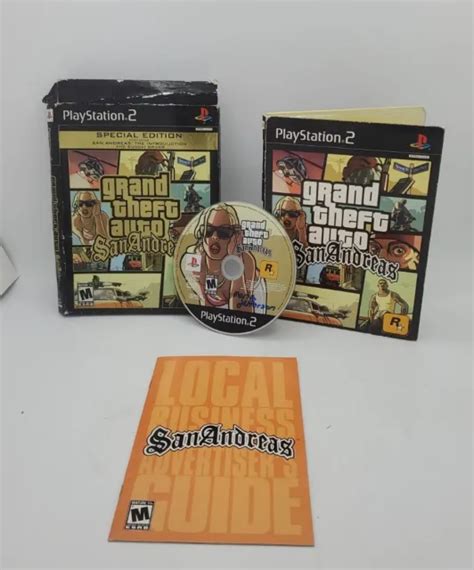 Grand Theft Auto San Andreas Special Edition Sony Playstation 2 2005