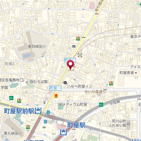 東京都荒川区町屋1－4－3 の地図 Mapfan