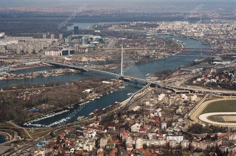 Aerial View On Belgrade Serbia — Stock Photo © Toskanainc 42183069