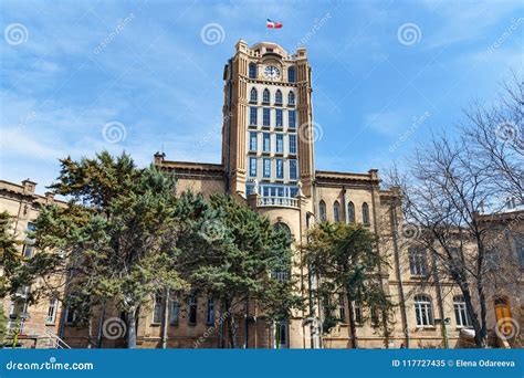 Saat Tower Also Known As Tabriz Municipality Palace In Tabriz East