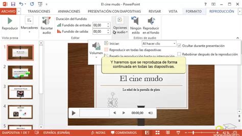 Curso De Powerpoint 2013 14 Insertar Elementos Multimedia Youtube