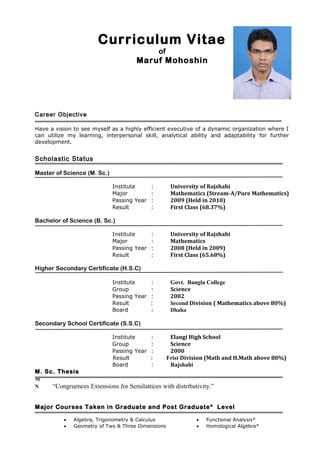 Maruf Cv Pdf